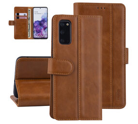 UNIQ Accessory Bruin hoesje Samsung Galaxy S20 - Book Case - PU leather UNIQ Accessory Bruin hoesje Samsung Galaxy S20 - Book Case - PU leather