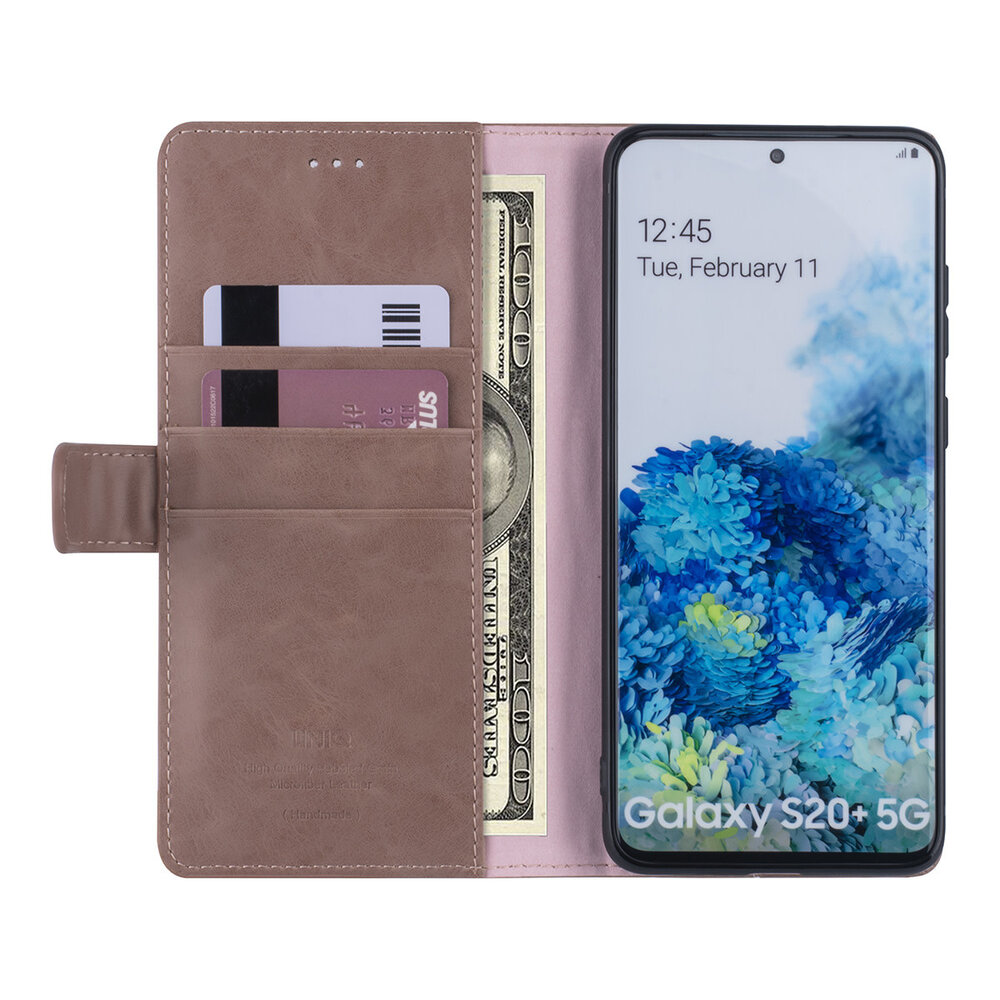 UNIQ Accessory Samsung Galaxy S20 Plus Rosa Book-Case hul - PU-Leder UNIQ Accessory Samsung Galaxy S20 Plus Rosa Book-Case hul - PU-Leder