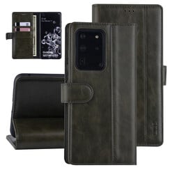 DonkerGroen hoesje Samsung Galaxy S20 Ultra - Book Case - PU leather