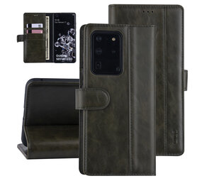 UNIQ Accessory Samsung Galaxy S20 Ultra Dark green Book type case - PU leather UNIQ Accessory Samsung Galaxy S20 Ultra Dark green Book type case - PU leather