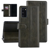 UNIQ Accessory Samsung Galaxy Note 20 Vert foncé Book type housse - Faux cuir