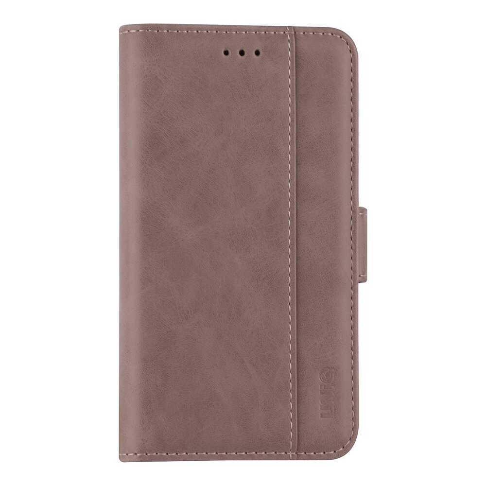 UNIQ Accessory iPhone 12 Mini Book Case hoesje - Roze - PU leather UNIQ Accessory iPhone 12 Mini Book Case hoesje - Roze - PU leather