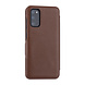 UNIQ Accessory Samsung Galaxy S20 Marron Book type housse - Titulaire de la carte UNIQ Accessory Samsung Galaxy S20 Marron Book type housse - Titulaire de la carte