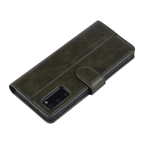 UNIQ Accessory Samsung Galaxy S20 Dunkelgrün Book-Case hul - PU-Leder UNIQ Accessory Samsung Galaxy S20 Dunkelgrün Book-Case hul - PU-Leder