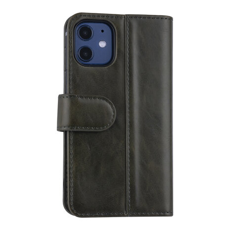 UNIQ Accessory Apple iPhone 12 Mini Vert foncé Book type housse - Faux cuir UNIQ Accessory Apple iPhone 12 Mini Vert foncé Book type housse - Faux cuir