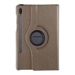 Samsung Galaxy Tab S6 Goud Book Case Tablethoes - PU