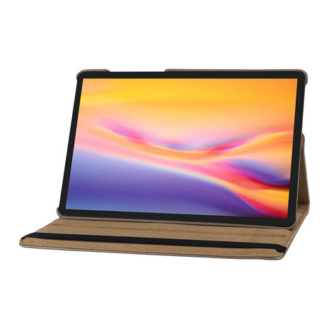 Samsung Galaxy Tab S6 Goud Book Case Tablethoes - PU Samsung Galaxy Tab S6 Goud Book Case Tablethoes - PU