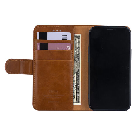 UNIQ Accessory Apple iPhone 12 Mini Brown Book type case - PU leather UNIQ Accessory Apple iPhone 12 Mini Brown Book type case - PU leather