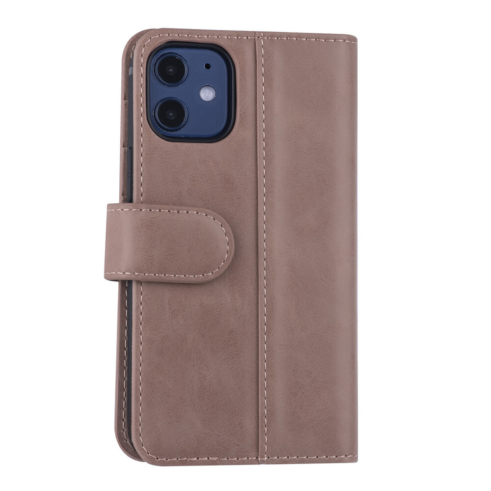 UNIQ Accessory iPhone 12 Mini Book Case hoesje - Roze - PU leather UNIQ Accessory iPhone 12 Mini Book Case hoesje - Roze - PU leather