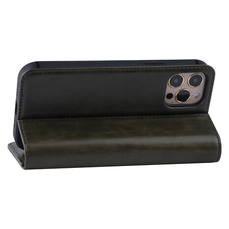 UNIQ Accessory UNIQ Accessory iPhone 12 - 12 Pro Dunkelgrün Book-Case hul - PU-Leder UNIQ Accessory UNIQ Accessory iPhone 12 - 12 Pro Dunkelgrün Book-Case hul - PU-Leder