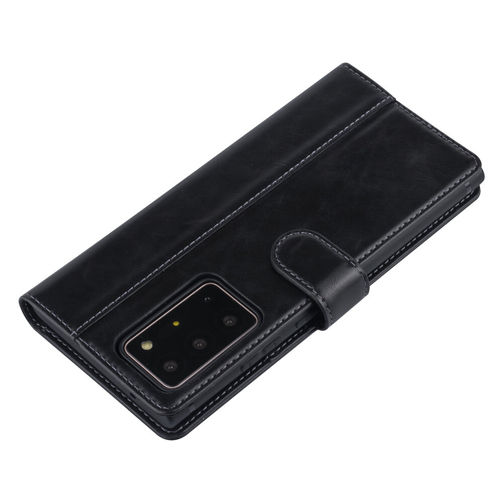 UNIQ Accessory Samsung Galaxy Note 20 Ultra Black Book type case - PU leather UNIQ Accessory Samsung Galaxy Note 20 Ultra Black Book type case - PU leather