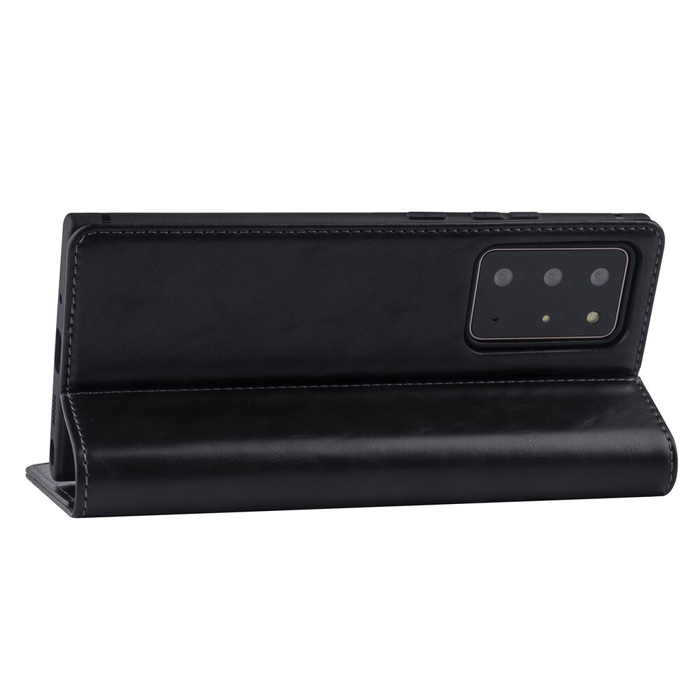 UNIQ Accessory Zwart hoesje Samsung Galaxy Note 20 Ultra - Book Case - PU leather UNIQ Accessory Zwart hoesje Samsung Galaxy Note 20 Ultra - Book Case - PU leather