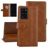 UNIQ Accessory Samsung Galaxy Note 20 Ultra Braun Book-Case hul - PU-Leder