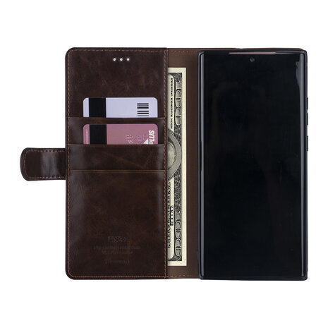 UNIQ Accessory Samsung Galaxy Note 20 Ultra Marron foncé Book type housse - Faux cuir UNIQ Accessory Samsung Galaxy Note 20 Ultra Marron foncé Book type housse - Faux cuir