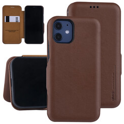UNIQ Accessory Bruin hoesje iPhone 12 Mini - Book Case