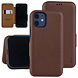 UNIQ Accessory UNIQ Accessory Bruin hoesje iPhone 12 Mini - Book Case UNIQ Accessory UNIQ Accessory Bruin hoesje iPhone 12 Mini - Book Case