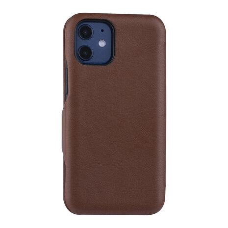 UNIQ Accessory UNIQ Accessory Bruin hoesje iPhone 12 Mini - Book Case UNIQ Accessory UNIQ Accessory Bruin hoesje iPhone 12 Mini - Book Case