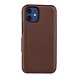 UNIQ Accessory UNIQ Accessory Bruin hoesje iPhone 12 Mini - Book Case UNIQ Accessory UNIQ Accessory Bruin hoesje iPhone 12 Mini - Book Case