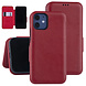 UNIQ Accessory UNIQ Accessory Rood hoesje iPhone 12 Mini - Book Case UNIQ Accessory UNIQ Accessory Rood hoesje iPhone 12 Mini - Book Case