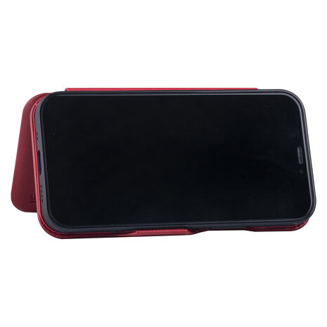 UNIQ Accessory Apple iPhone 12 Mini Rouge Book type housse - Titulaire de la carte UNIQ Accessory Apple iPhone 12 Mini Rouge Book type housse - Titulaire de la carte