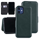 UNIQ Accessory UNIQ Accessory Groen hoesje iPhone 12 Mini - Book Case UNIQ Accessory UNIQ Accessory Groen hoesje iPhone 12 Mini - Book Case