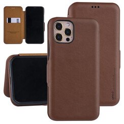 UNIQ Accessory Bruin hoesje iPhone 12 - 12 Pro - Book Case