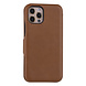 UNIQ Accessory Apple iPhone 12 - 12 Pro Light Brown Book type case - Card Holder UNIQ Accessory Apple iPhone 12 - 12 Pro Light Brown Book type case - Card Holder