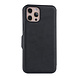 UNIQ Accessory UNIQ Accessory Zwart hoesje iPhone 12 Pro Max - Book Case UNIQ Accessory UNIQ Accessory Zwart hoesje iPhone 12 Pro Max - Book Case