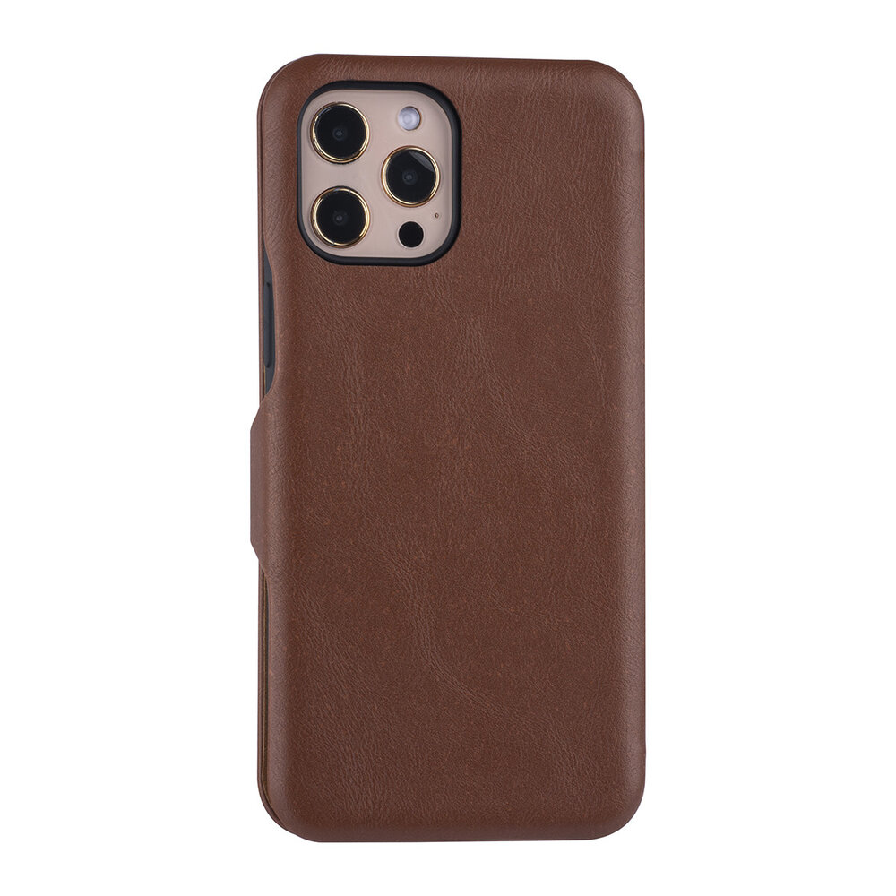 UNIQ Accessory Apple iPhone 12 Pro Max Marron Book type housse - Titulaire de la carte UNIQ Accessory Apple iPhone 12 Pro Max Marron Book type housse - Titulaire de la carte