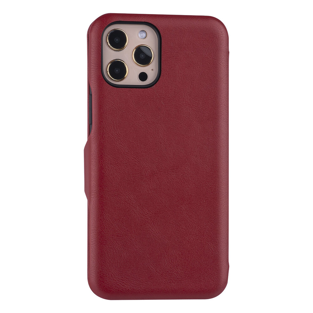 UNIQ Accessory Apple iPhone 12 Pro Max Red Book type case - Card Holder UNIQ Accessory Apple iPhone 12 Pro Max Red Book type case - Card Holder