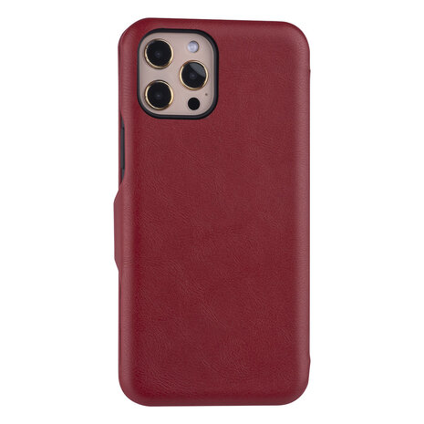 UNIQ Accessory Apple iPhone 12 Pro Max Red Book type case - Card Holder UNIQ Accessory Apple iPhone 12 Pro Max Red Book type case - Card Holder