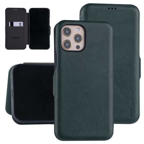 UNIQ Accessory Apple iPhone 12 Pro Max Green Book type case - Card Holder UNIQ Accessory Apple iPhone 12 Pro Max Green Book type case - Card Holder