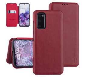 UNIQ Accessory UNIQ Accessory Samsung Galaxy S20 Book Case hoesje - Rood UNIQ Accessory UNIQ Accessory Samsung Galaxy S20 Book Case hoesje - Rood