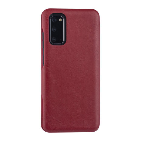 UNIQ Accessory Samsung Galaxy S20 Rouge Book type housse - Titulaire de la carte UNIQ Accessory Samsung Galaxy S20 Rouge Book type housse - Titulaire de la carte