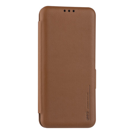 UNIQ Accessory UNIQ Accessory Samsung Galaxy S20 Book Case hoesje - Licht Bruin UNIQ Accessory UNIQ Accessory Samsung Galaxy S20 Book Case hoesje - Licht Bruin