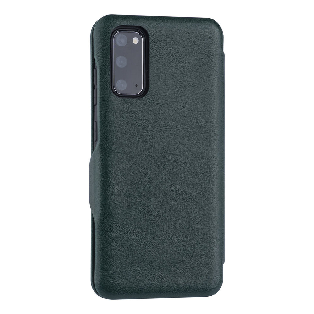 UNIQ Accessory UNIQ Accessory Samsung Galaxy S20 Book Case hoesje - Groen UNIQ Accessory UNIQ Accessory Samsung Galaxy S20 Book Case hoesje - Groen