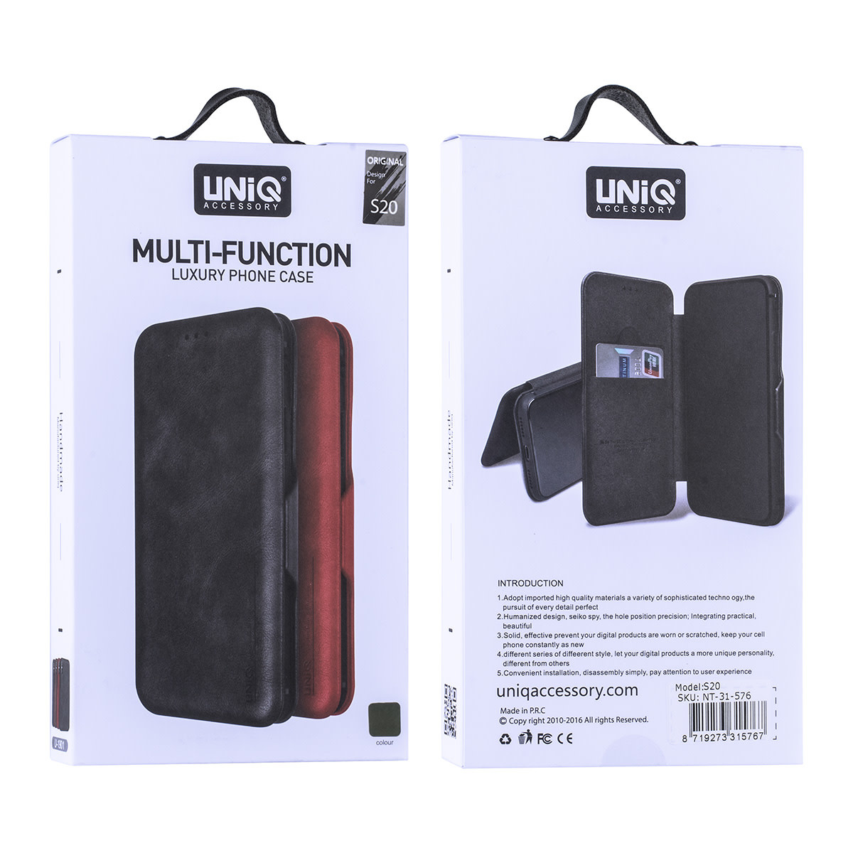 UNIQ Accessory UNIQ Accessory Samsung Galaxy S20 Book Case hoesje - Groen, foto 6 van 6