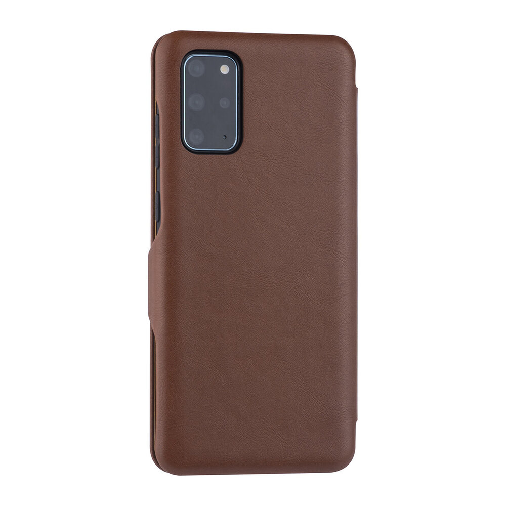 UNIQ Accessory Samsung Galaxy S20 Plus Brown Book type case - Card Holder UNIQ Accessory Samsung Galaxy S20 Plus Brown Book type case - Card Holder