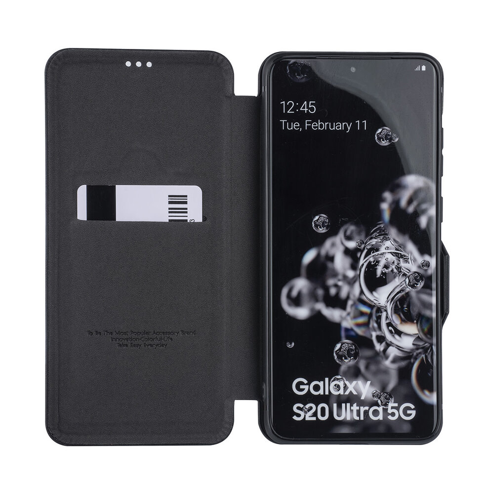 UNIQ Accessory Samsung Galaxy S20 Ultra Noir Book type housse - Titulaire de la carte UNIQ Accessory Samsung Galaxy S20 Ultra Noir Book type housse - Titulaire de la carte