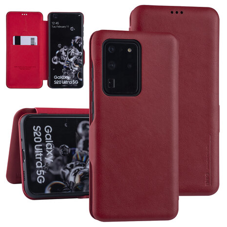 UNIQ Accessory Samsung Galaxy S20 Ultra Rouge Book type housse - Titulaire de la carte UNIQ Accessory Samsung Galaxy S20 Ultra Rouge Book type housse - Titulaire de la carte