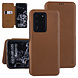 UNIQ Accessory UNIQ Accessory Samsung Galaxy S20 Ultra Book Case hoesje - Licht Bruin UNIQ Accessory UNIQ Accessory Samsung Galaxy S20 Ultra Book Case hoesje - Licht Bruin