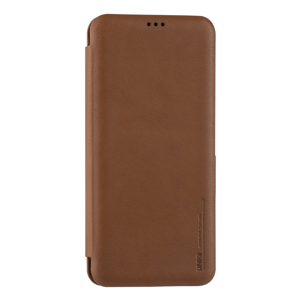 UNIQ Accessory Samsung Galaxy S20 Ultra Brun clair Book type housse - Titulaire de la carte UNIQ Accessory Samsung Galaxy S20 Ultra Brun clair Book type housse - Titulaire de la carte