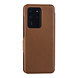 UNIQ Accessory UNIQ Accessory Samsung Galaxy S20 Ultra Book Case hoesje - Licht Bruin UNIQ Accessory UNIQ Accessory Samsung Galaxy S20 Ultra Book Case hoesje - Licht Bruin
