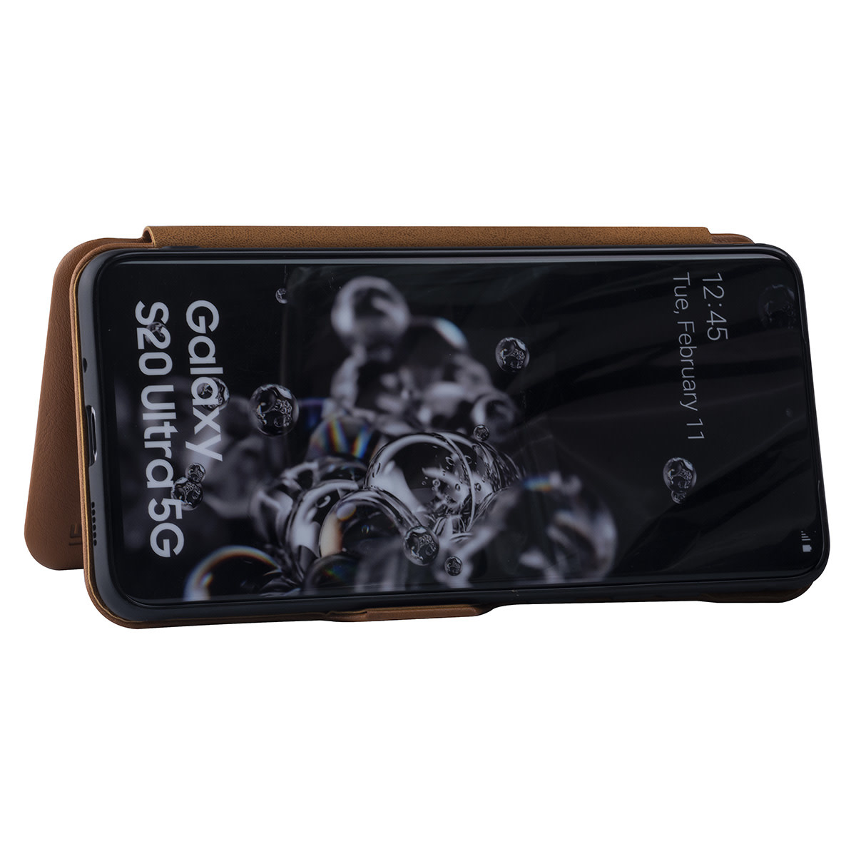 UNIQ Accessory UNIQ Accessory Samsung Galaxy S20 Ultra Book Case hoesje - Licht Bruin, foto 5 van 6