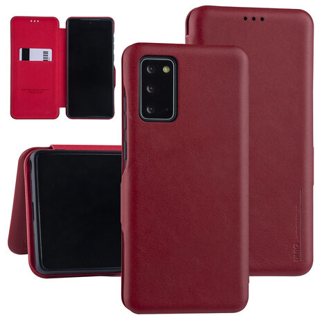 UNIQ Accessory UNIQ Accessory Samsung Galaxy Note 20 Book Case hoesje - Rood UNIQ Accessory UNIQ Accessory Samsung Galaxy Note 20 Book Case hoesje - Rood