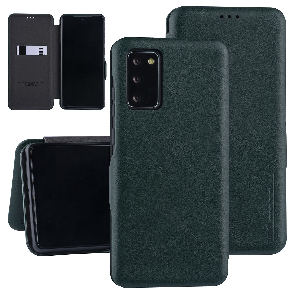 UNIQ Accessory UNIQ Accessory Samsung Galaxy Note 20 Book Case hoesje - Groen