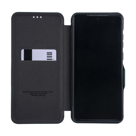 UNIQ Accessory UNIQ Accessory Samsung Galaxy Note 20 Book Case hoesje - Groen UNIQ Accessory UNIQ Accessory Samsung Galaxy Note 20 Book Case hoesje - Groen