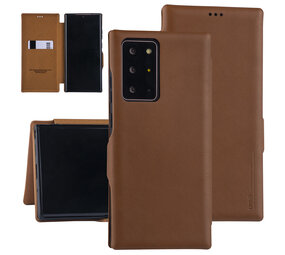 UNIQ Accessory UNIQ Accessory Samsung Galaxy Note 20 Ultra Book Case hoesje - Licht Bruin UNIQ Accessory UNIQ Accessory Samsung Galaxy Note 20 Ultra Book Case hoesje - Licht Bruin