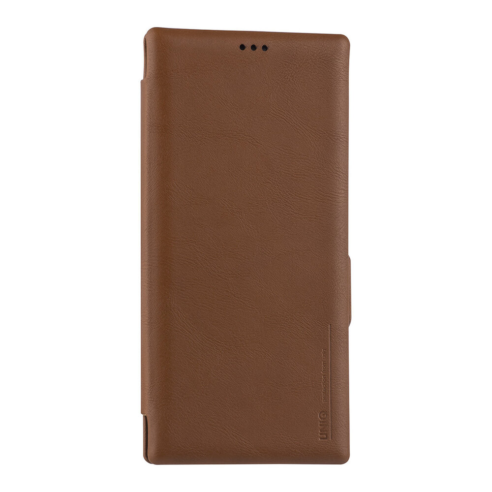 UNIQ Accessory UNIQ Accessory Samsung Galaxy Note 20 Ultra Book Case hoesje - Licht Bruin UNIQ Accessory UNIQ Accessory Samsung Galaxy Note 20 Ultra Book Case hoesje - Licht Bruin