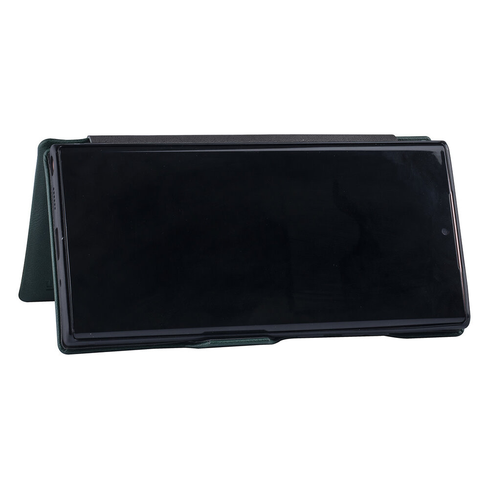 UNIQ Accessory Samsung Galaxy Note 20 Ultra Vert Book type housse - Titulaire de la carte UNIQ Accessory Samsung Galaxy Note 20 Ultra Vert Book type housse - Titulaire de la carte